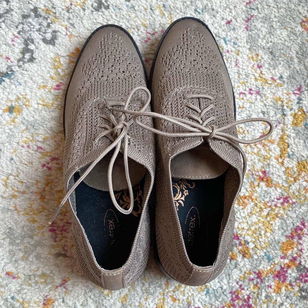 Aetrex | Hayden knit stretch Oxford shoes